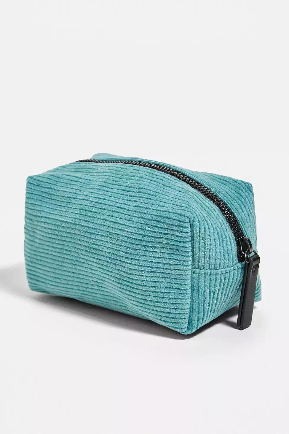 Turquoise UO Core Corduroy Makeup Bag, Women, , large image number 3