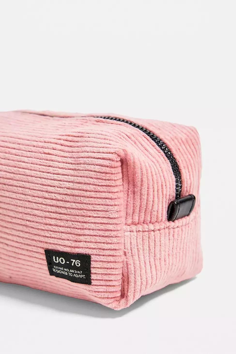 Peach UO Core Corduroy Makeup Bag, , large image number 2