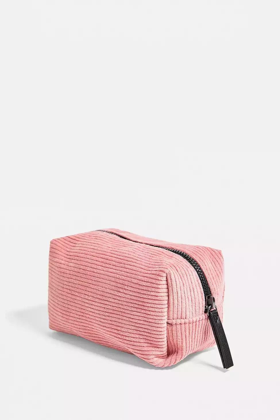 Peach UO Core Corduroy Makeup Bag, , large image number 3