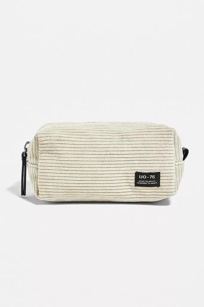 Ivory UO Core Corduroy Pencil Case, Women, , large image number 1