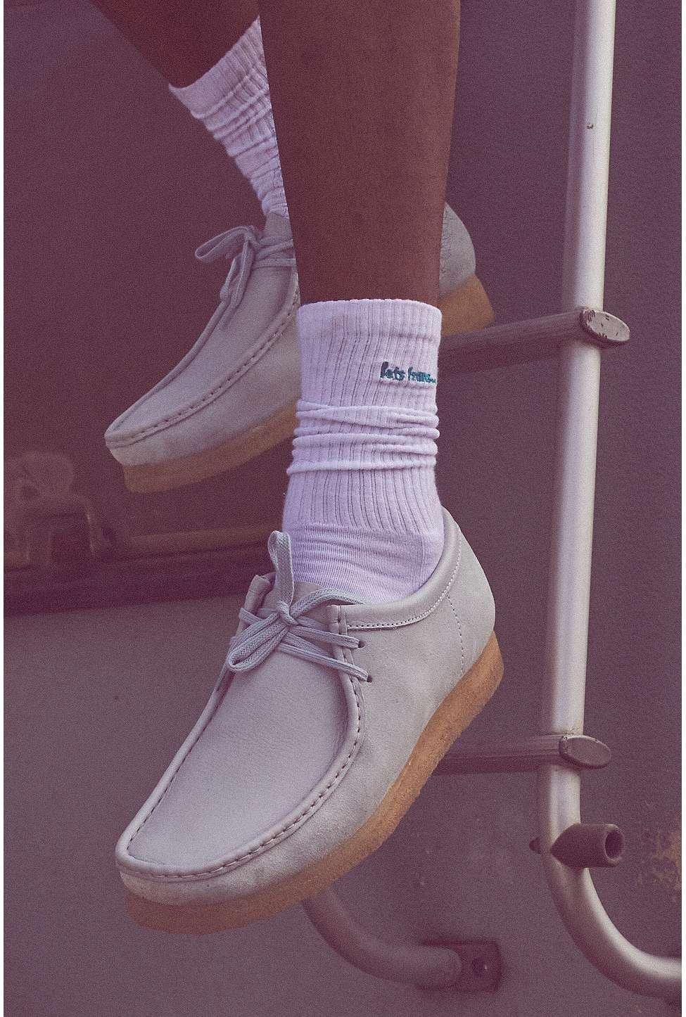Assorted White And Teal iets frans... Crew Socks, Men, , large image number 0