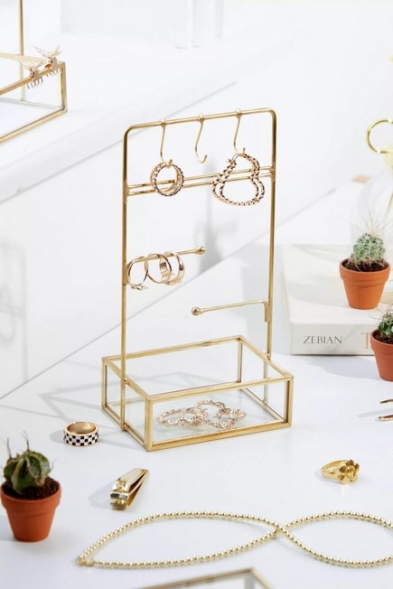 Urban Outfitters - Gold Small Jewellery Stand