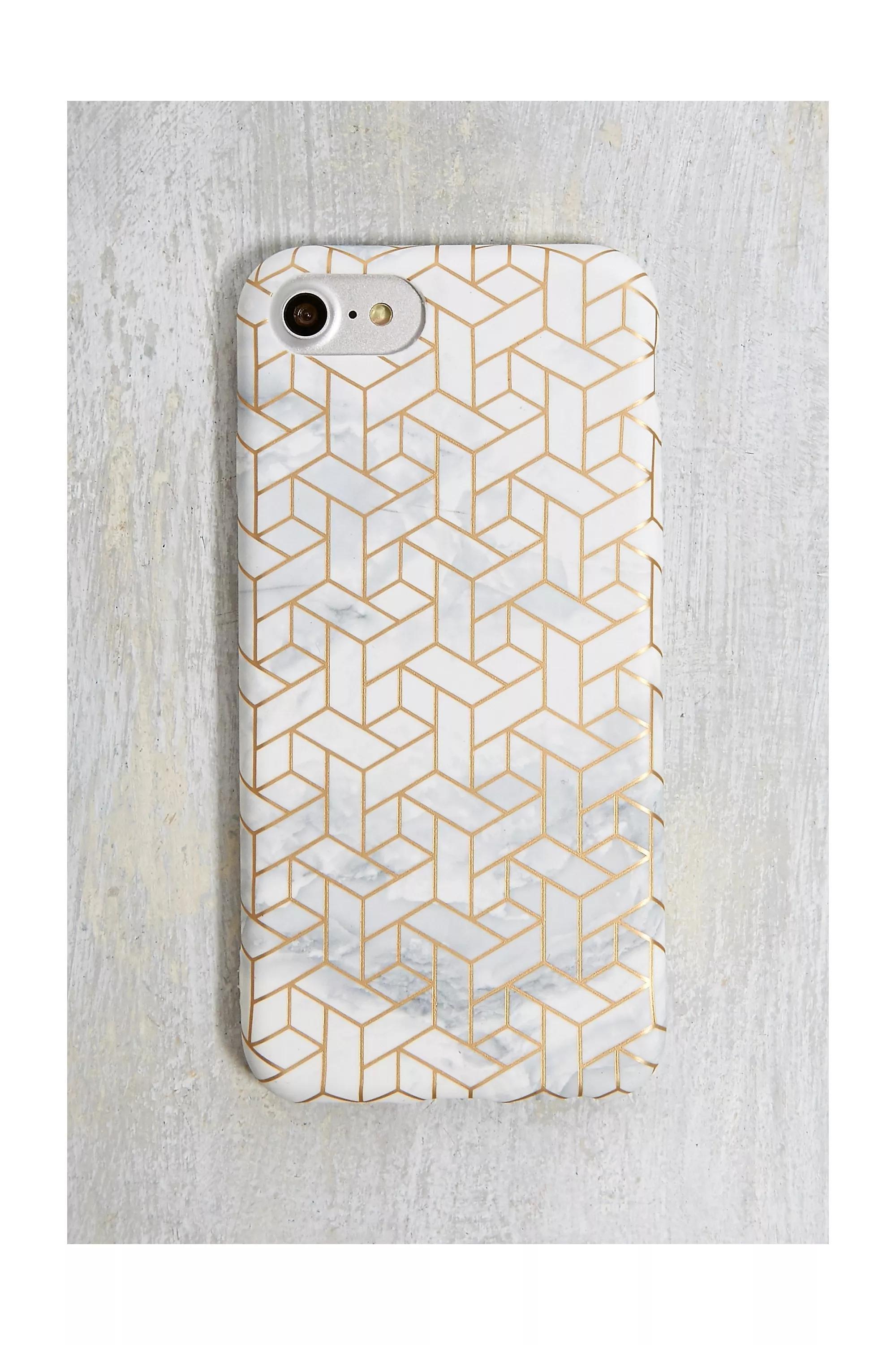 GOLD Gold Geo iPhone 6/7/8 Case, , large image number 0