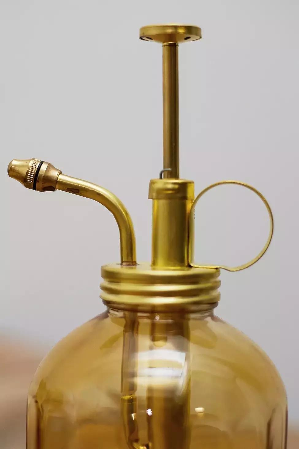 Amber Glass Plant Mister, , large image number 2