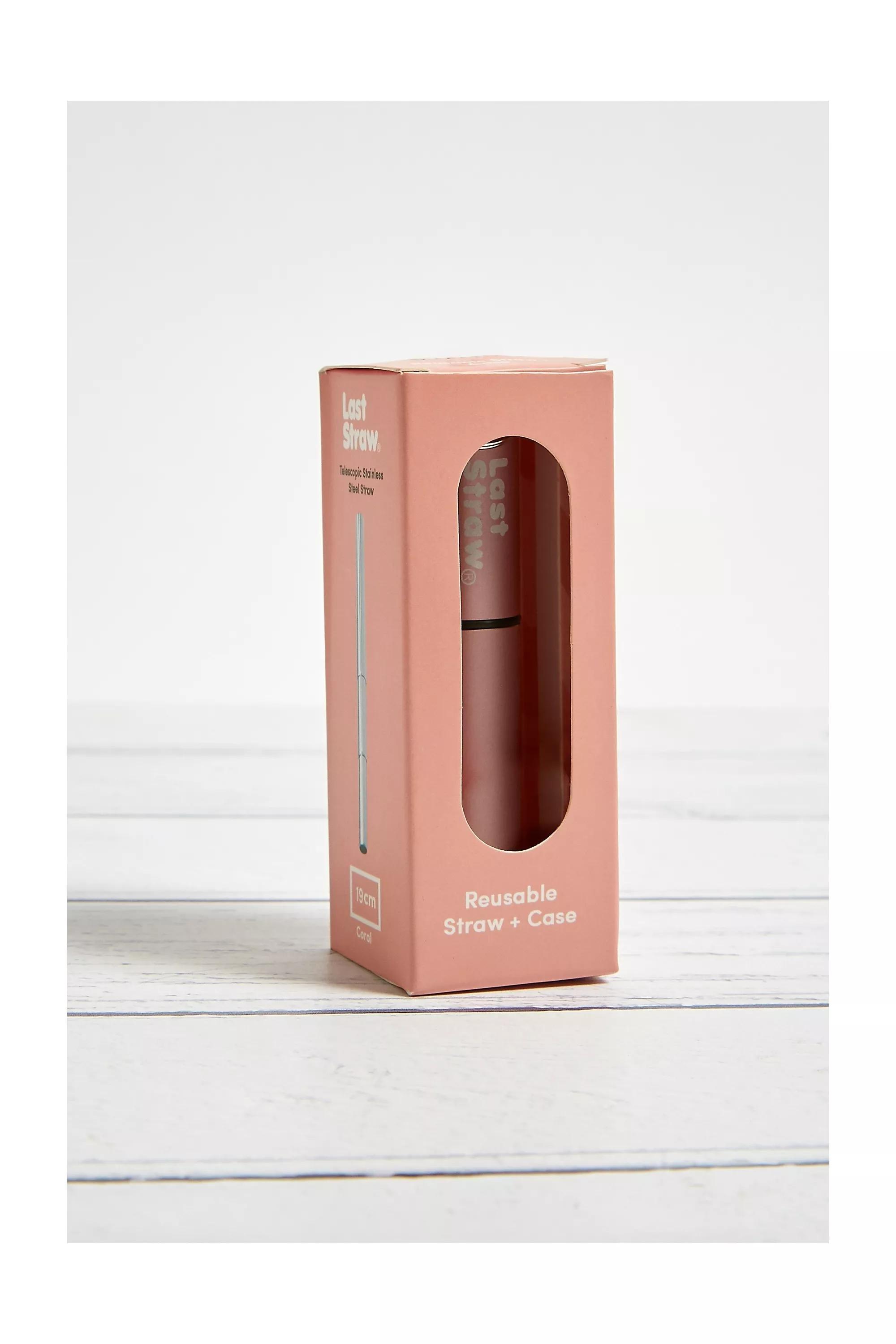 Pink Last Straw Reusable Straw And Case, , large image number 3