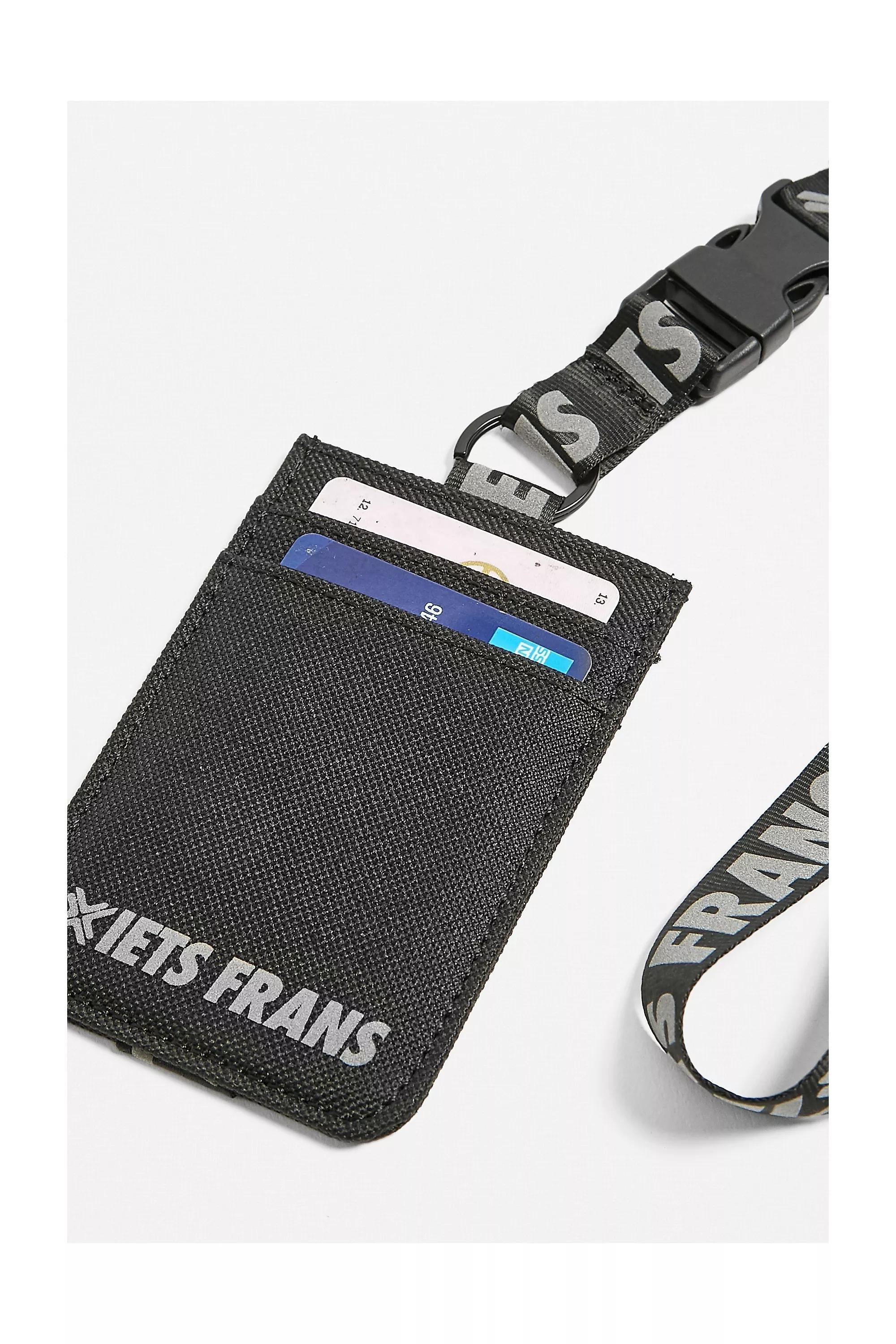 Black iets frans... Cardholder Lanyard, Men, , large image number 1