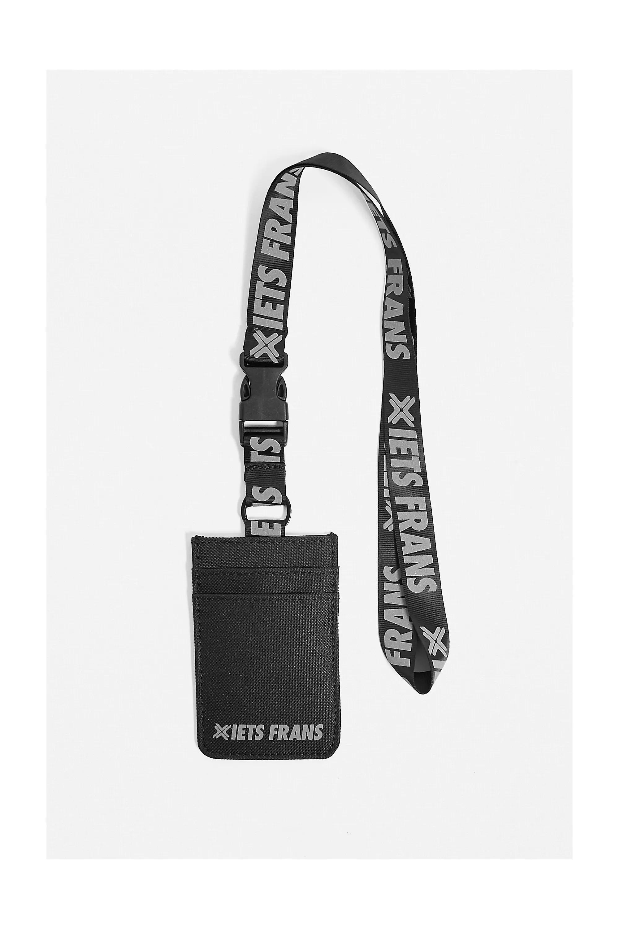 Black iets frans... Cardholder Lanyard, Men, , large image number 2