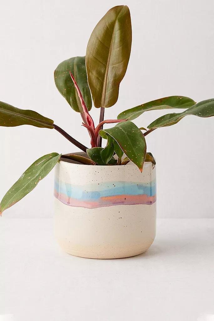 ASSORT Soft Stripe Ceramic Planter, , large image number 0