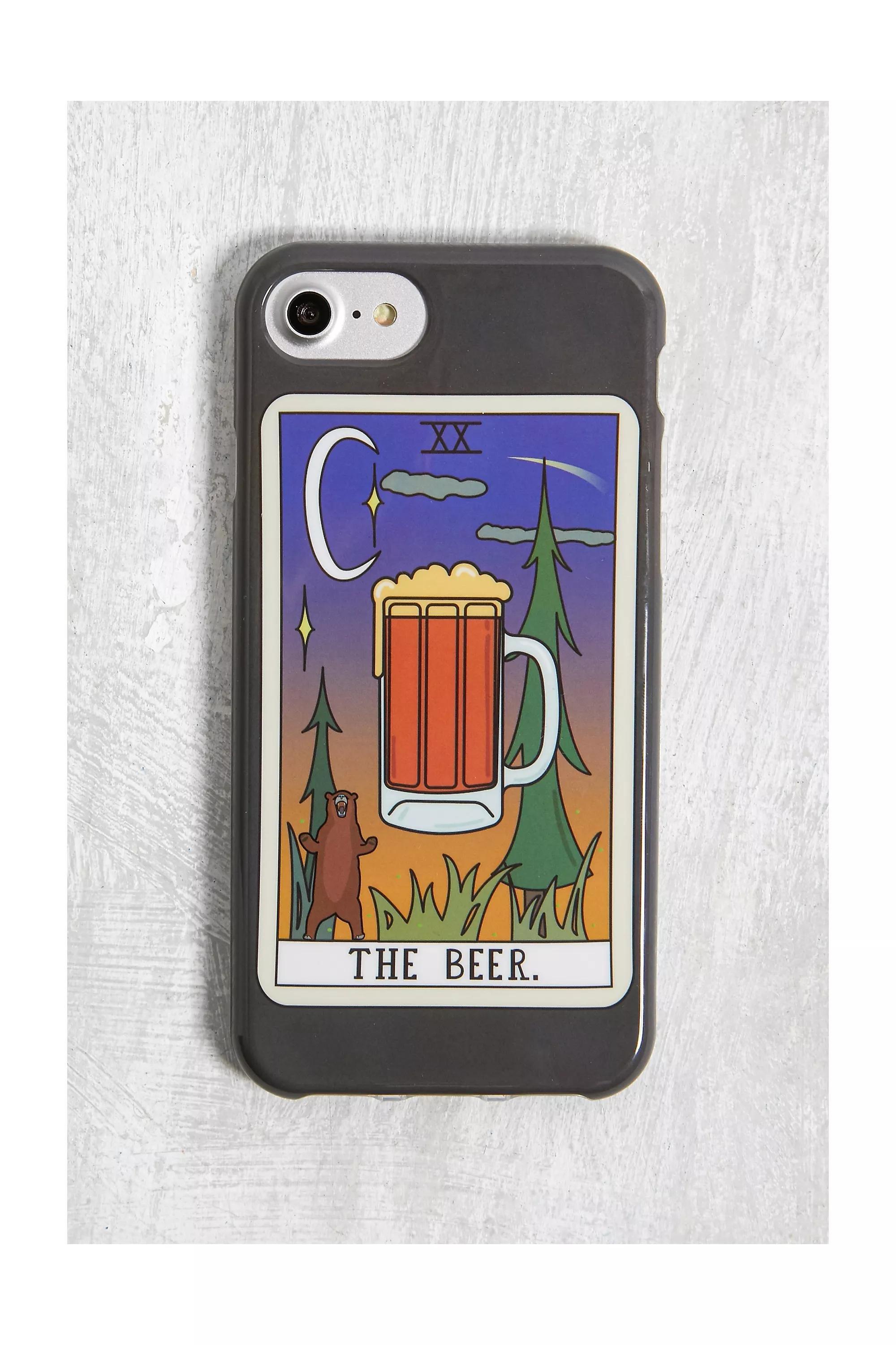 Black The Beer Tarot Card IPhone 6/6S/7/8 Case, , large image number 0