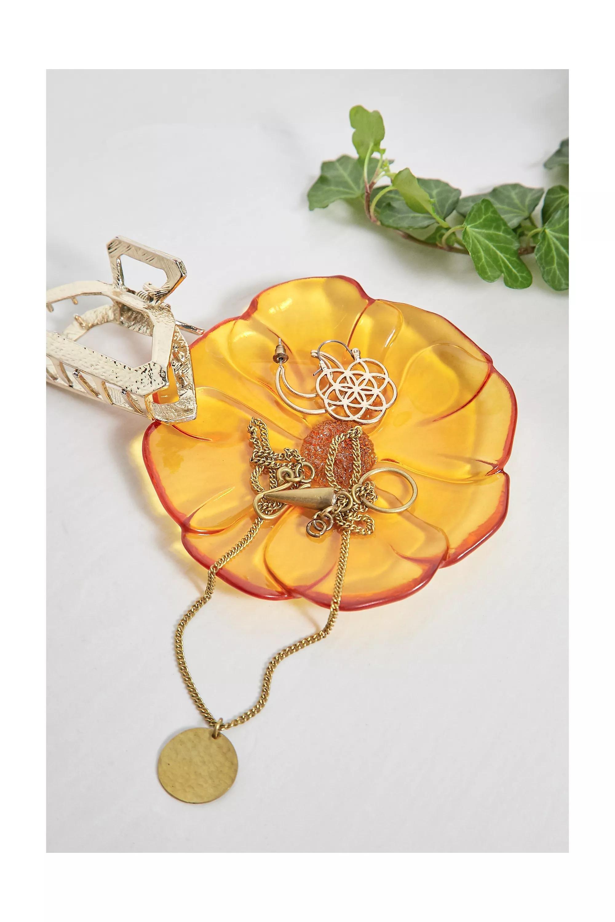 Assorted Floral Resin Trinket Dish, , large image number 0