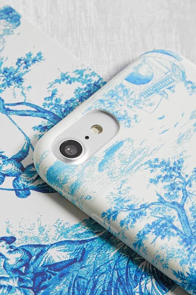 Blue Toile De Jouy IPhone 6/6S/7/8 Case, , large image number 2