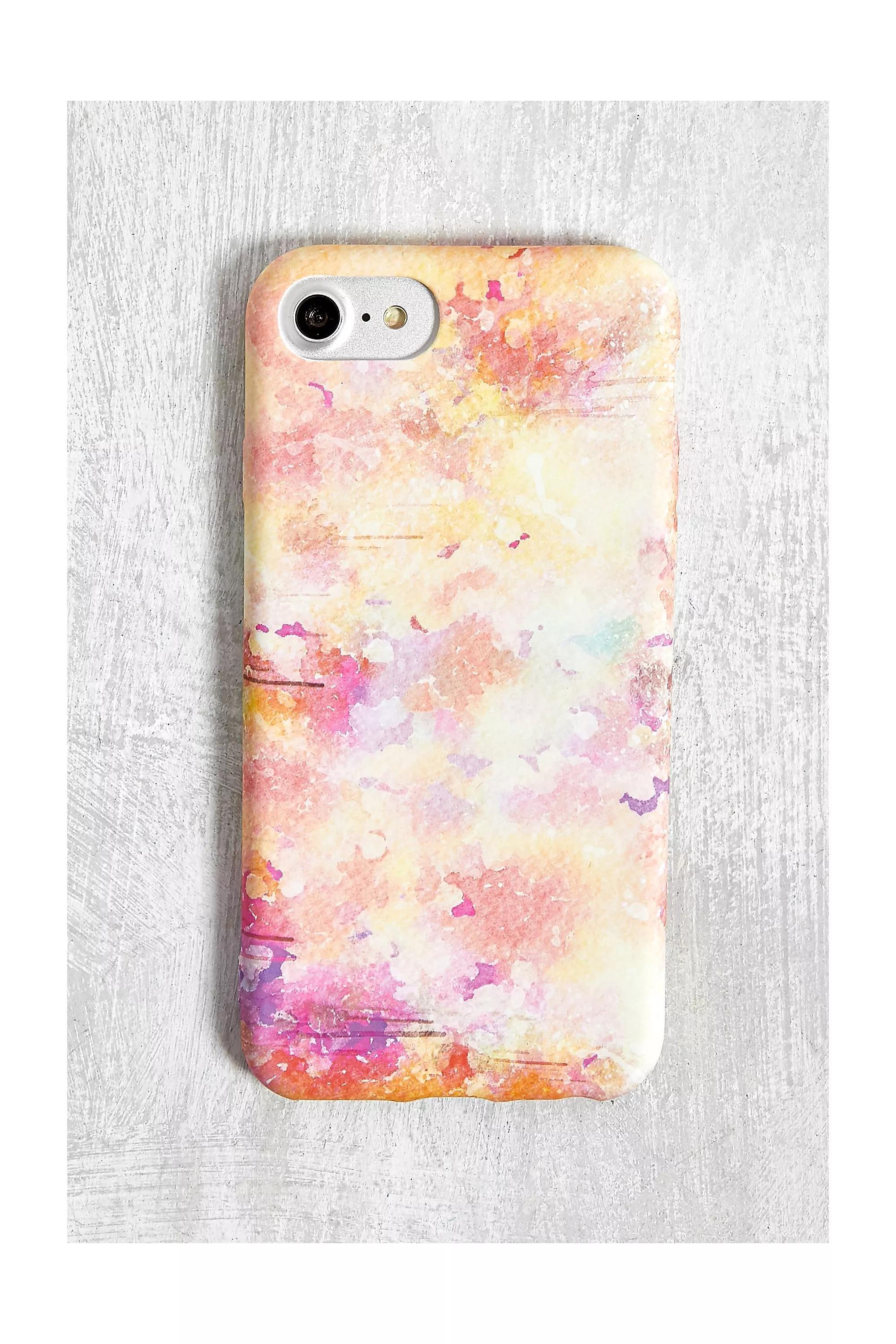Pink Watercolour IPhone 6/6S/7/8 Case, , large image number 0