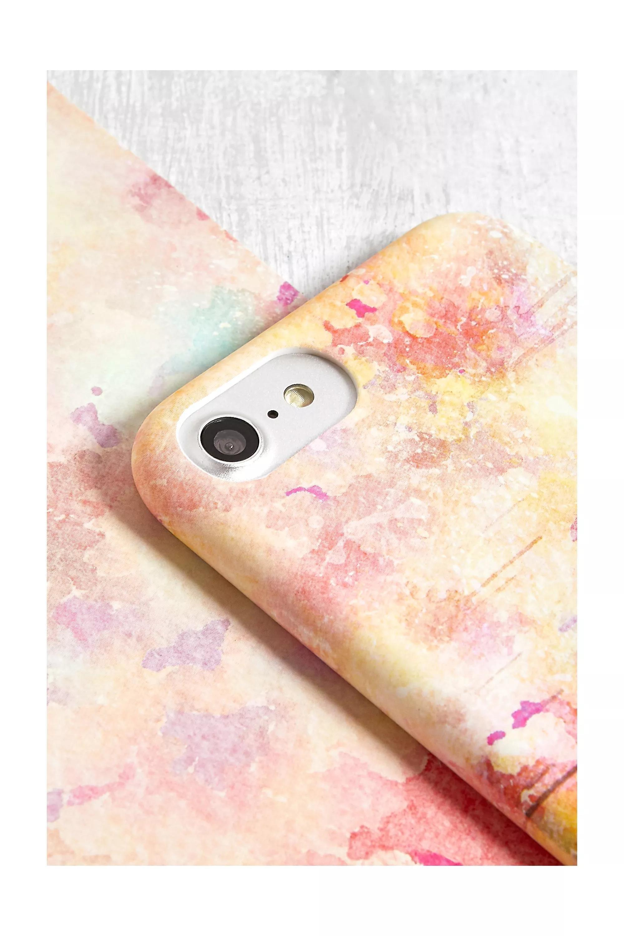 Pink Watercolour IPhone 6/6S/7/8 Case, , large image number 2