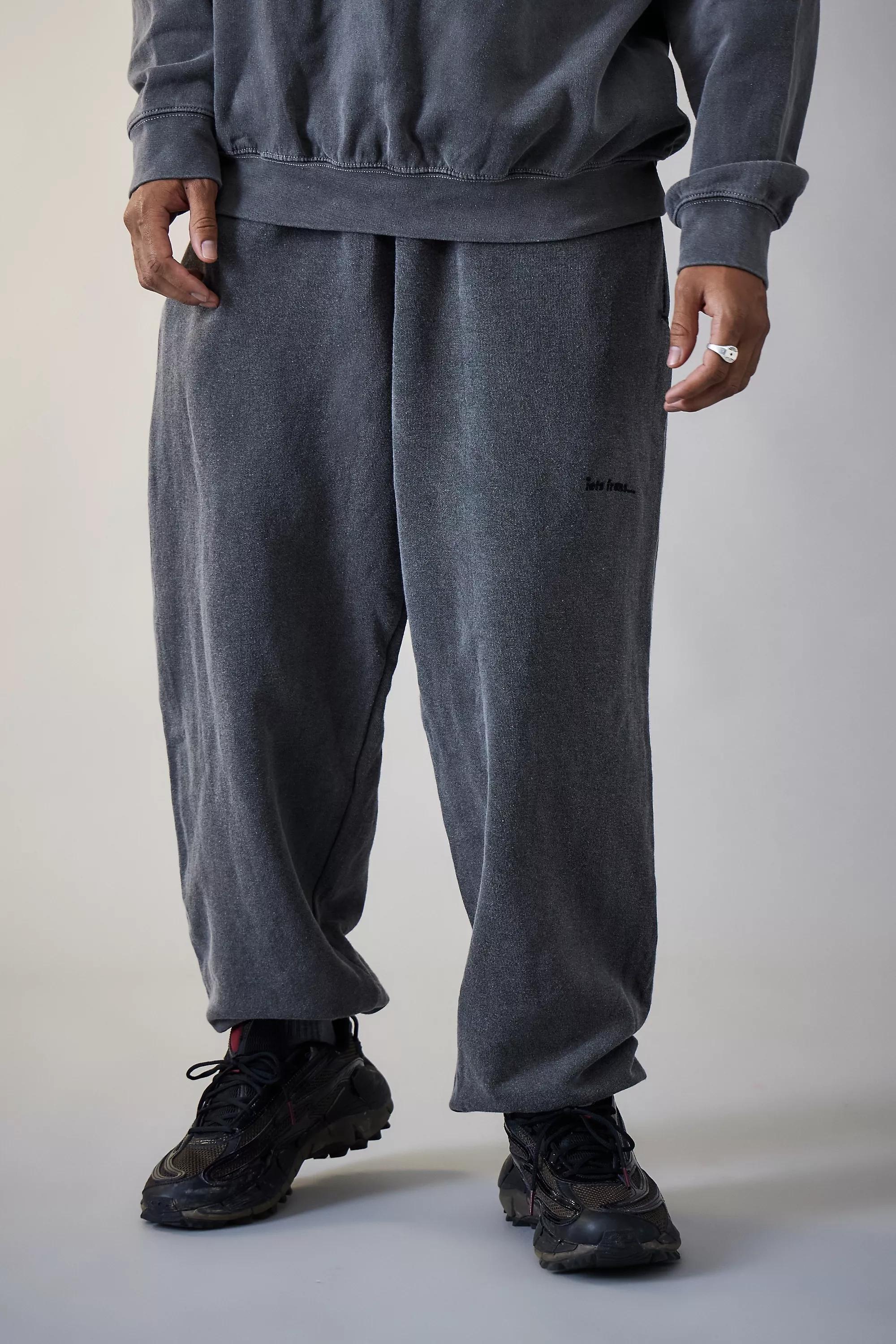 Black Iets Frans... Overdyed Joggers, , large image number 2