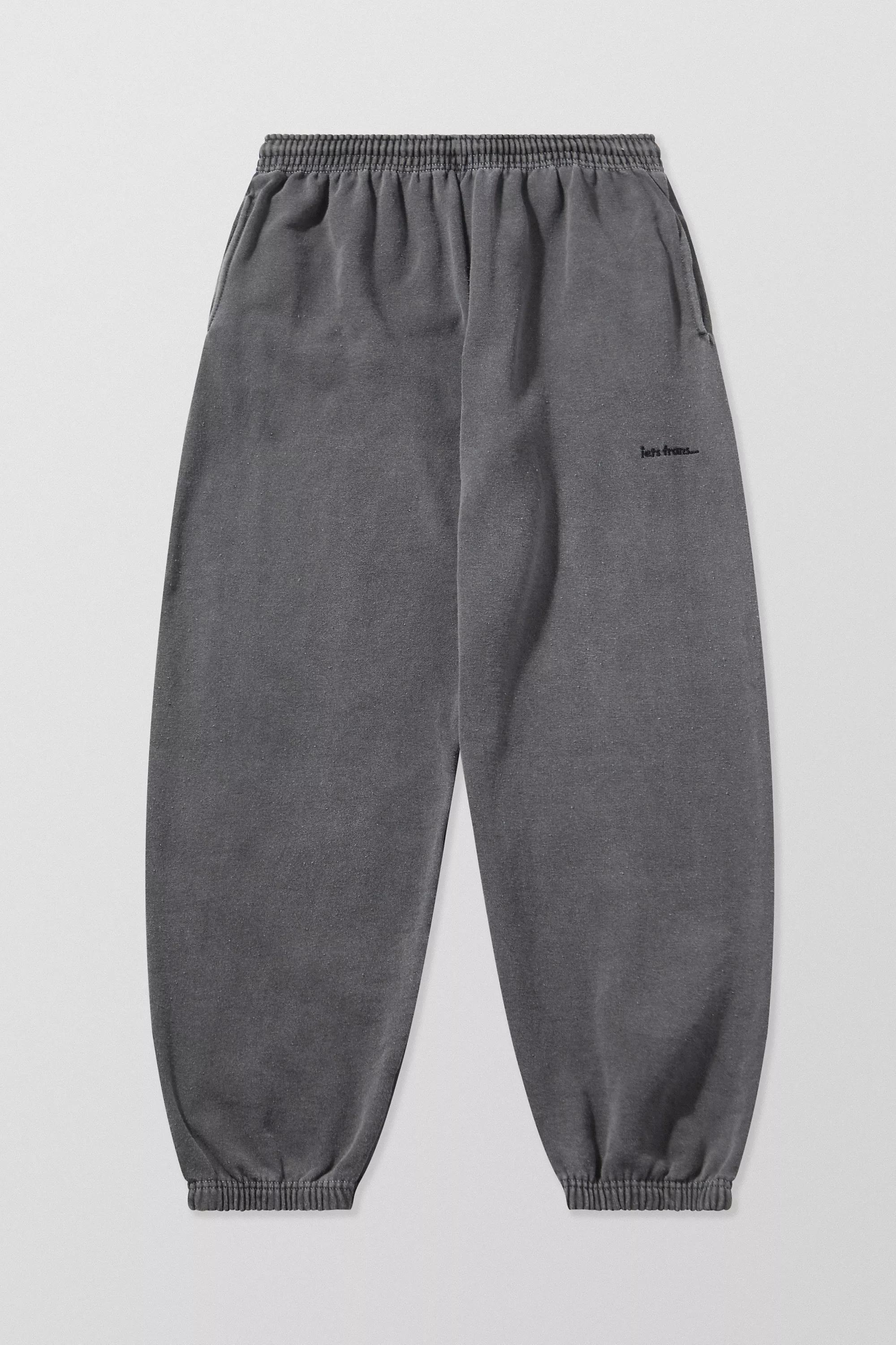 Black Iets Frans... Overdyed Joggers, , large image number 4