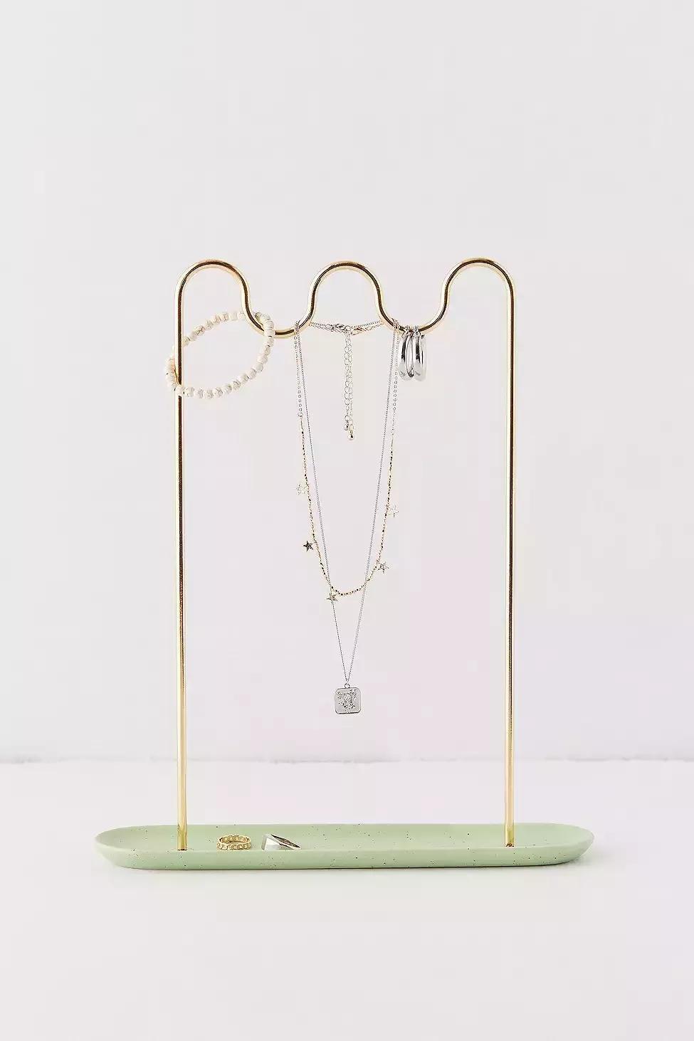 Gold Sumi Jewelry Storage Stand, , large image number 0