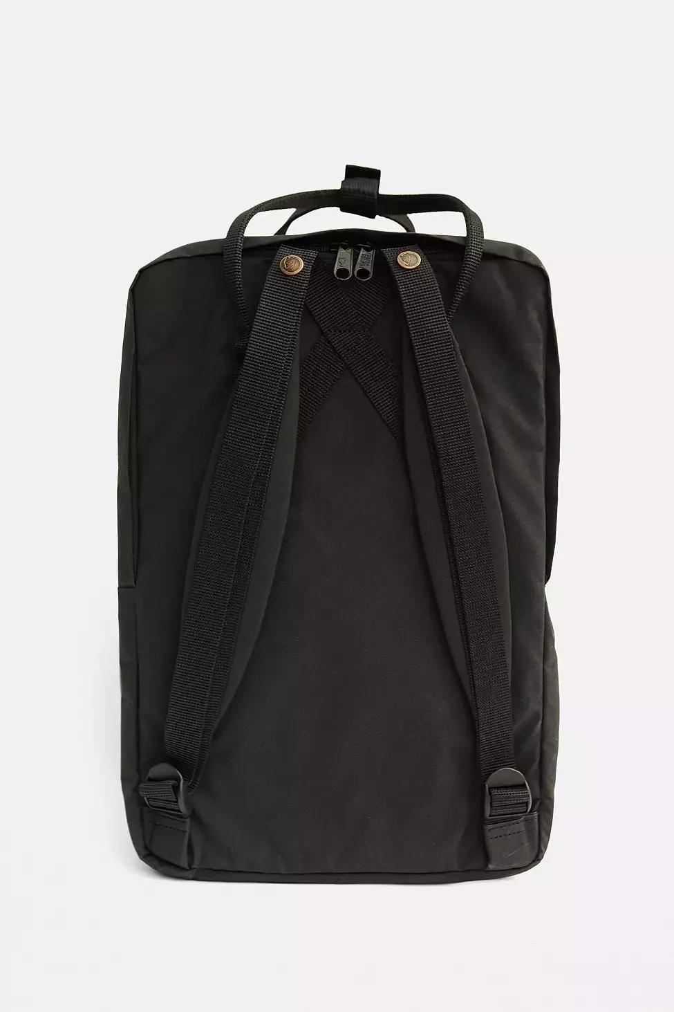 Black Fjallraven Kanken 17" Laptop Backpack, Men, , large image number 2