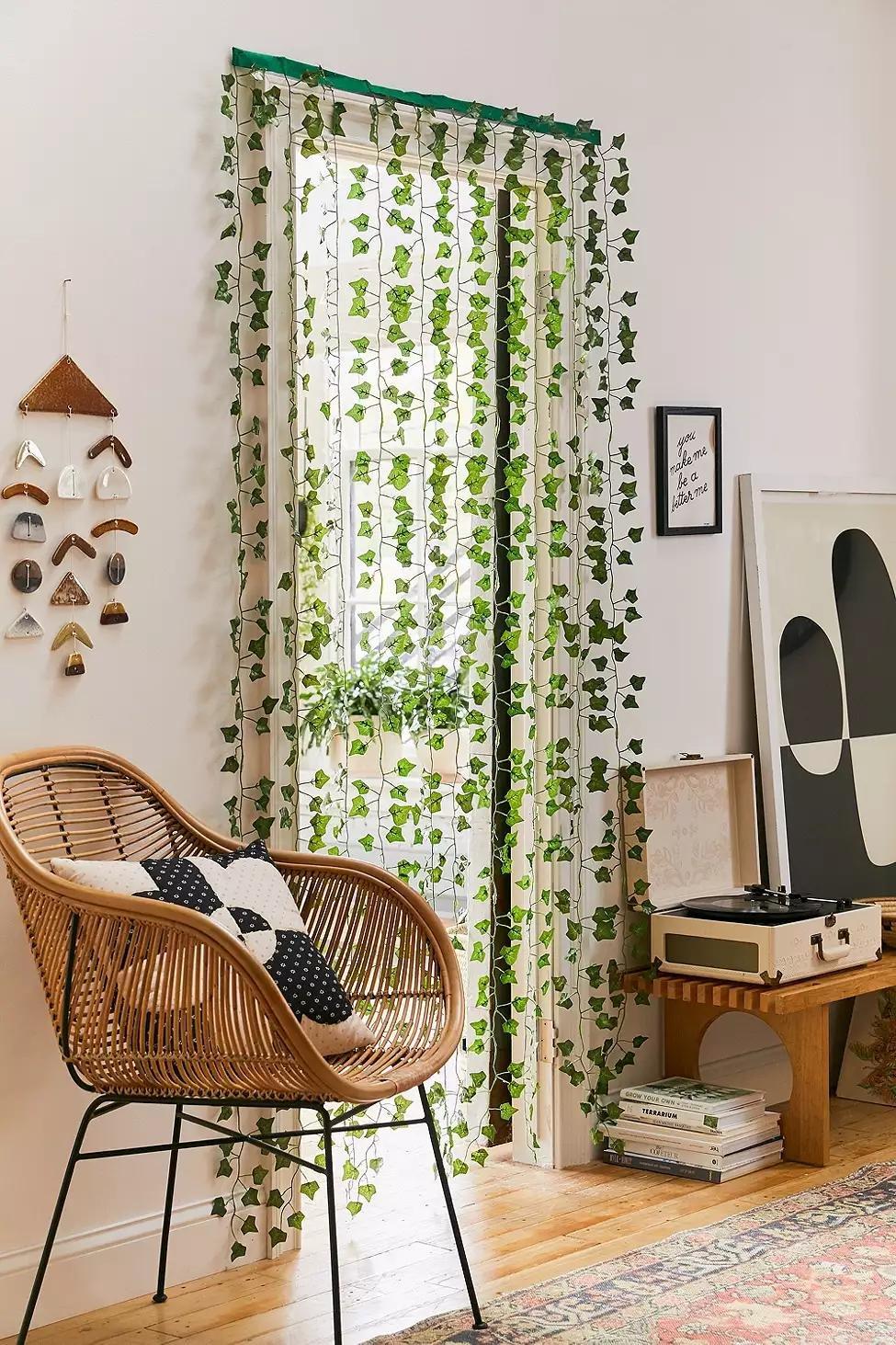 Green Vine Curtain, , large image number 0