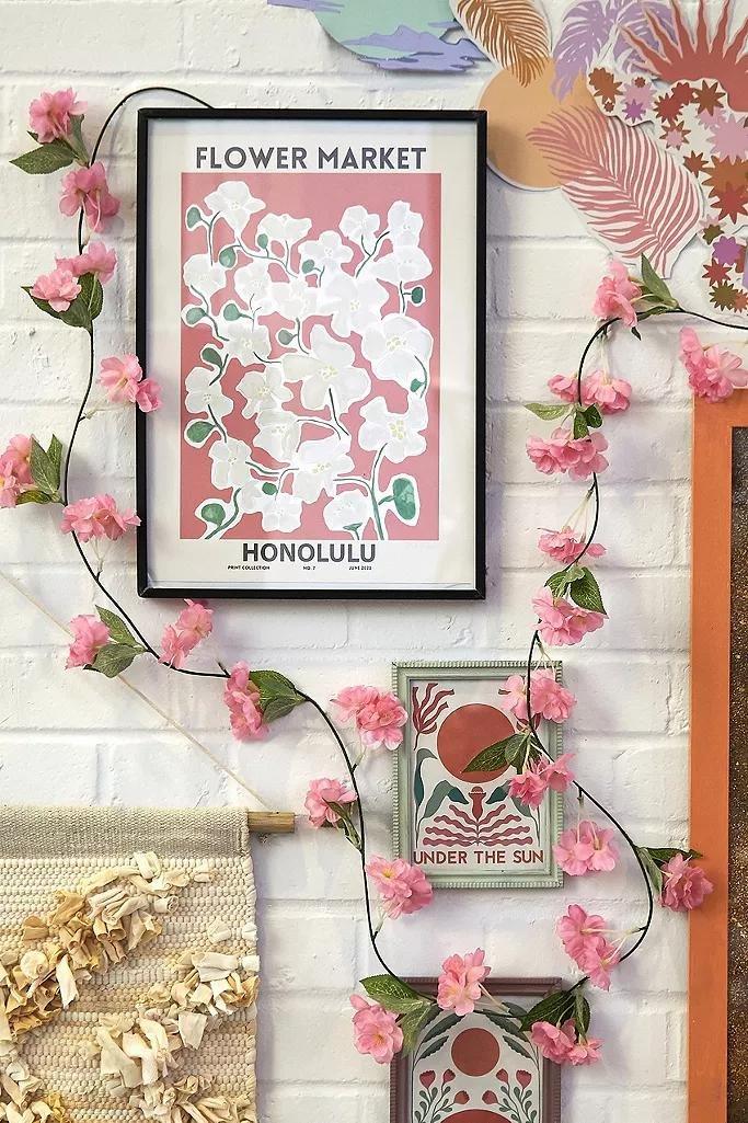 Pink Faux-Hydrangea Vine, , large image number 0