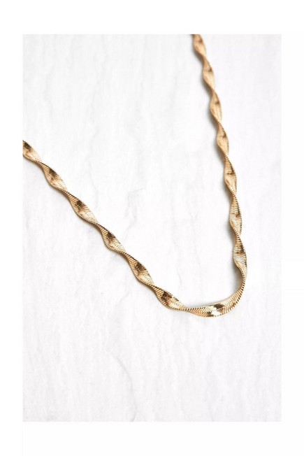 Urban Outfitters - Gold Twist Chain Necklace