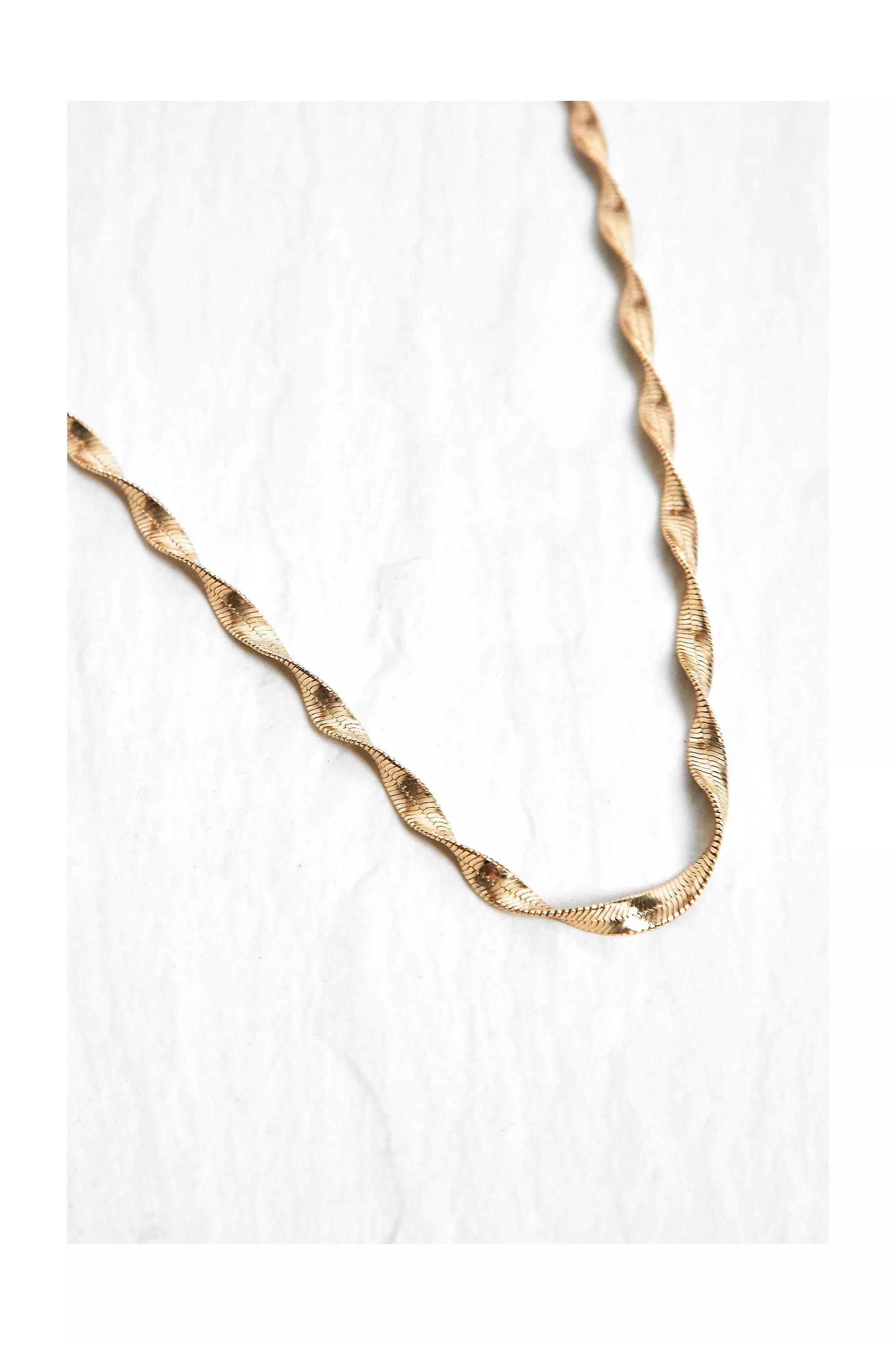 Urban outfitters gold on sale necklace