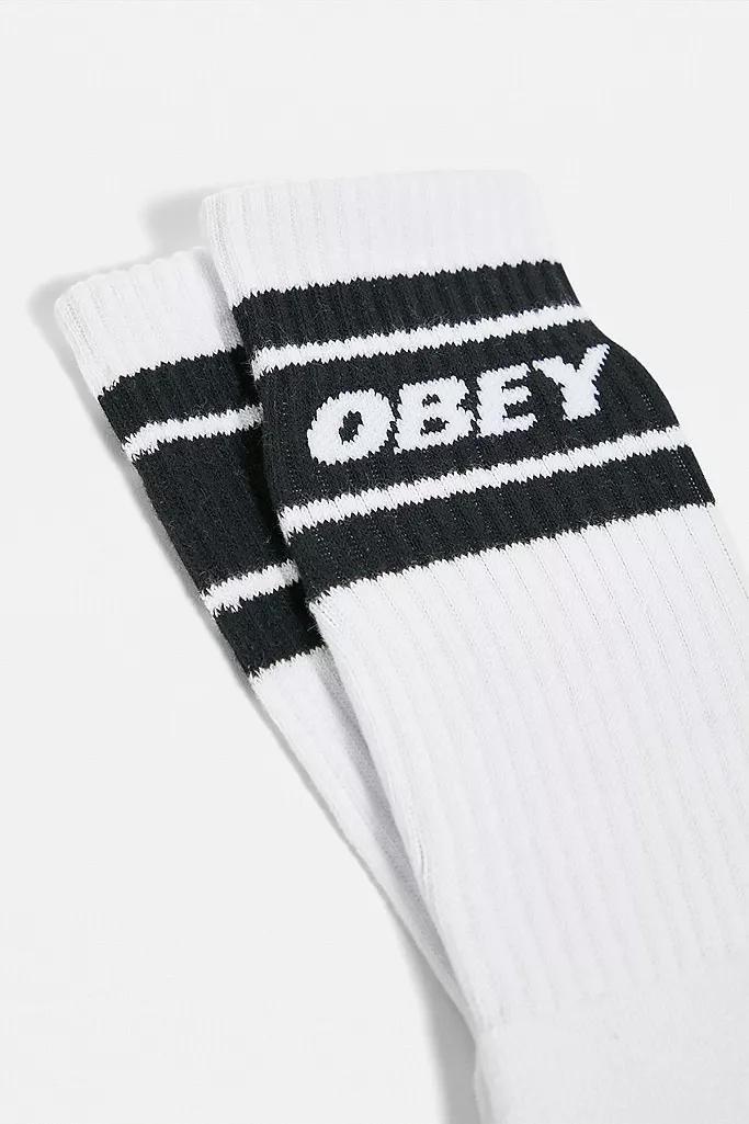 White Obey White Cooper Ii Socks, Men, , large image number 1