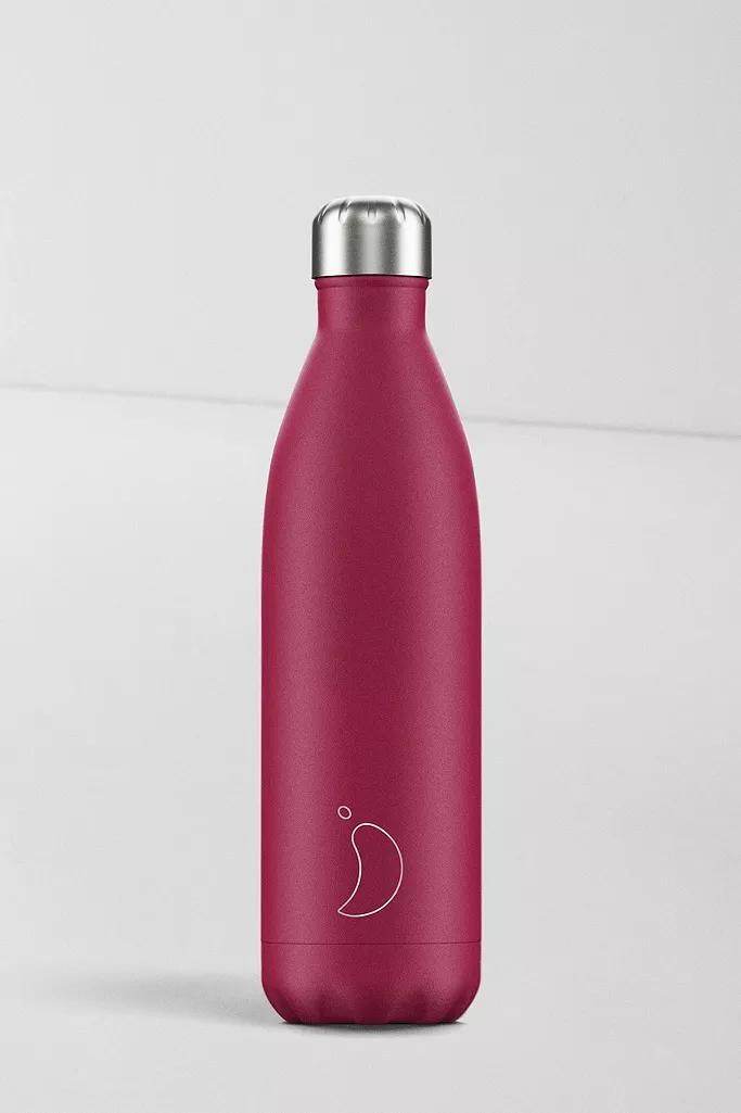 Pink Chilly's Matte 500ml Stainless Steel Water Bottle, , large image number 0