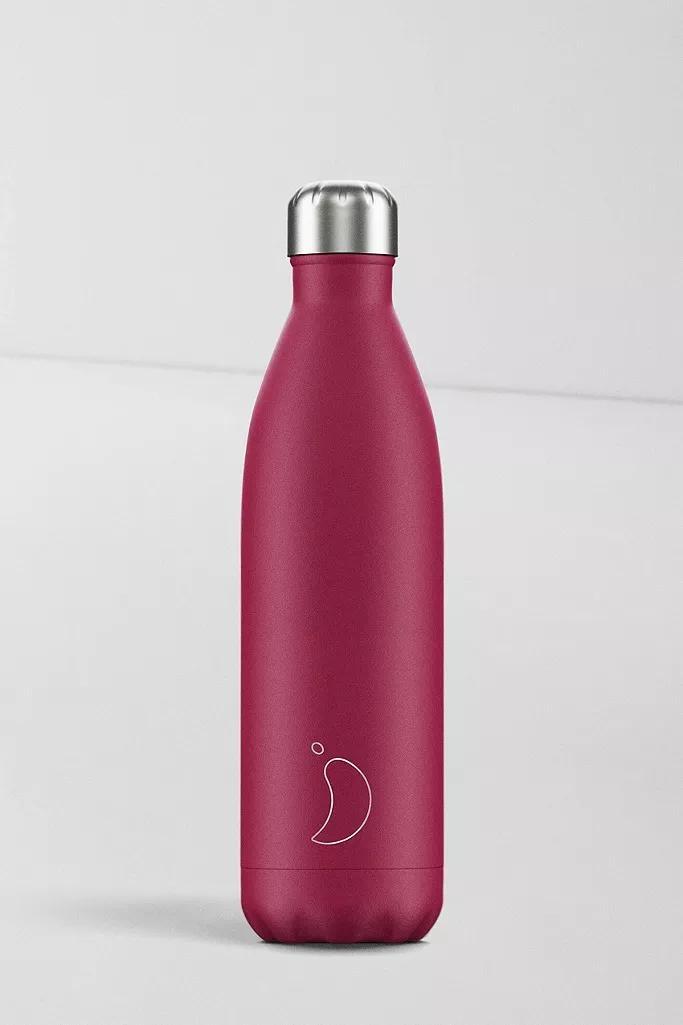 Pink Chilly's Matte 500ml Stainless Steel Water Bottle, , large image number 1