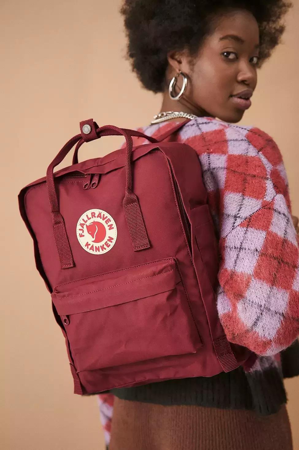 Fjallraven kanken ox store red backpack