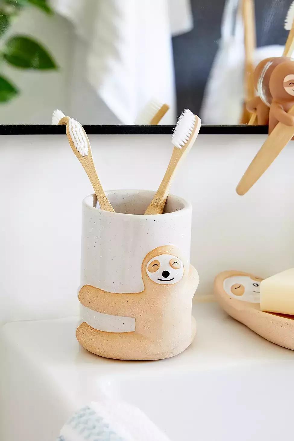 Neutral Sloth Tumbler, , large image number 0