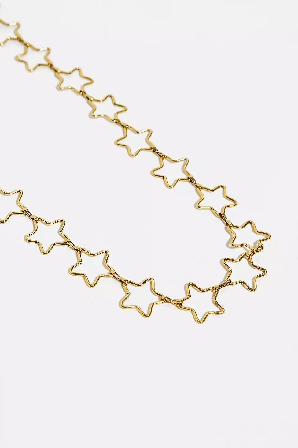 Gold Star Chain Belt, Women, , large image number 2