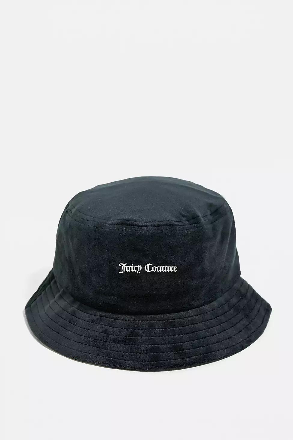 Carbon Juicy Couture Velour Bucket Hat, Women, , large image number 1