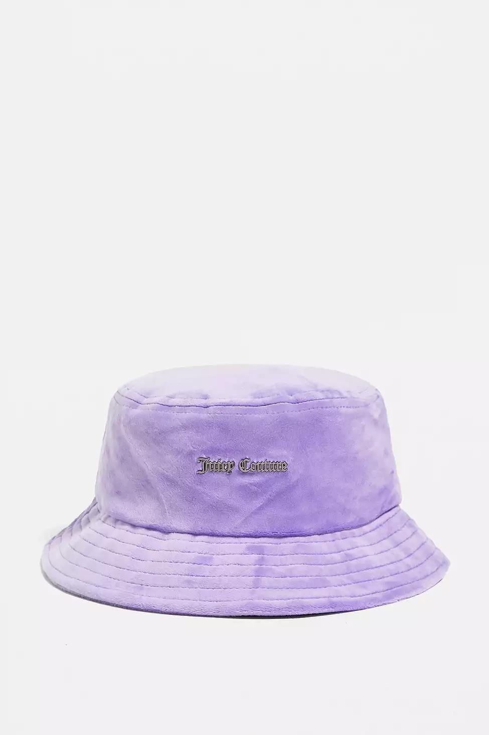Violet Juicy Couture Velour Bucket Hat, Women, , large image number 1