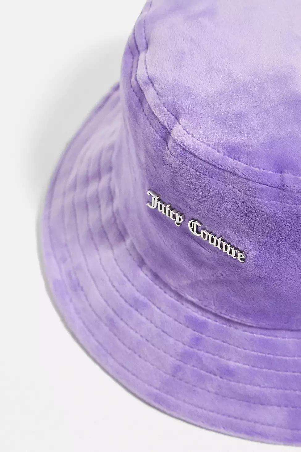 Violet Juicy Couture Velour Bucket Hat, Women, , large image number 2