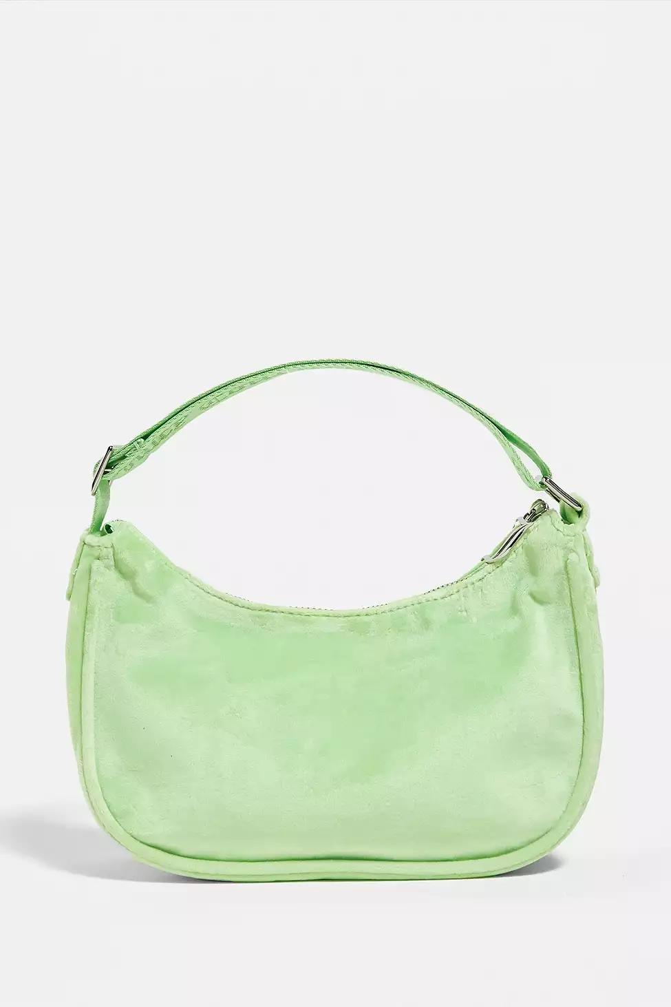 Green Juicy Couture Velour Shoulder Bag, , large image number 1