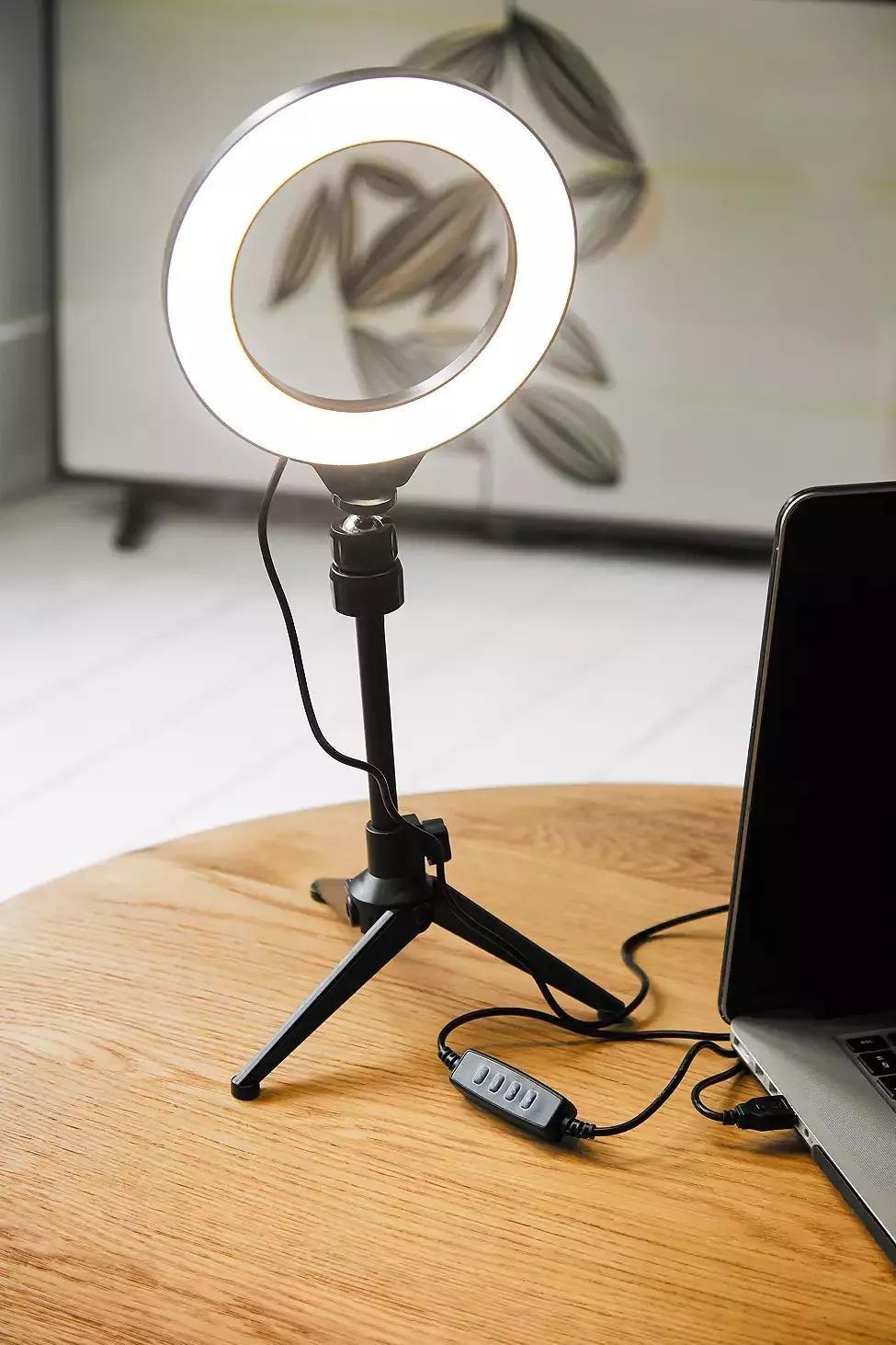 Black Youstar Led Ring Light & Tripod, , large image number 0