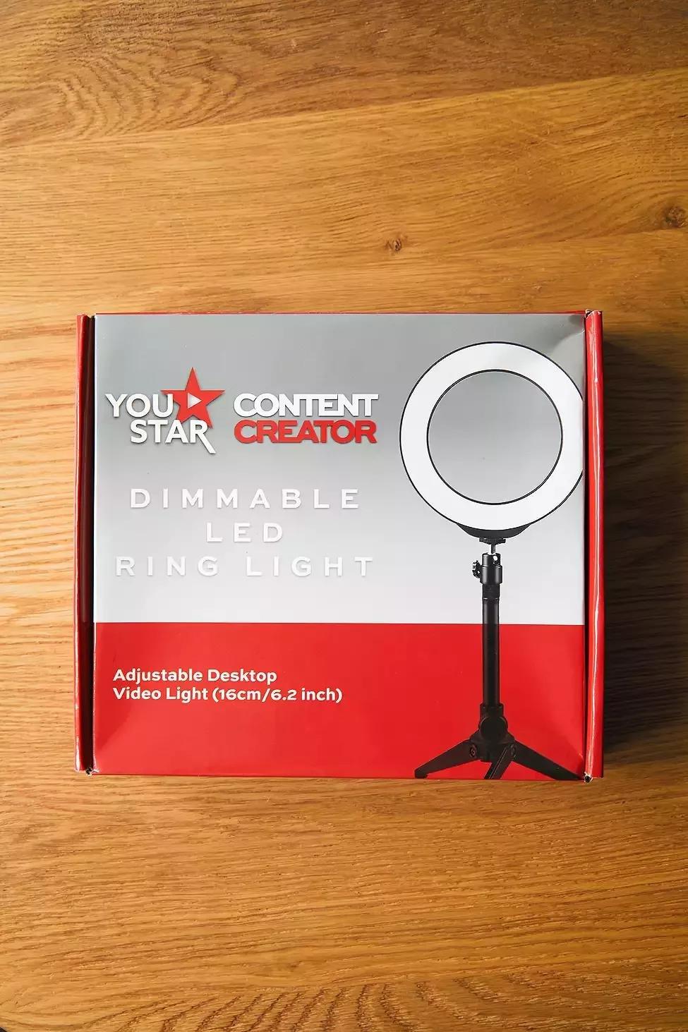 Black Youstar Led Ring Light & Tripod, , large image number 1