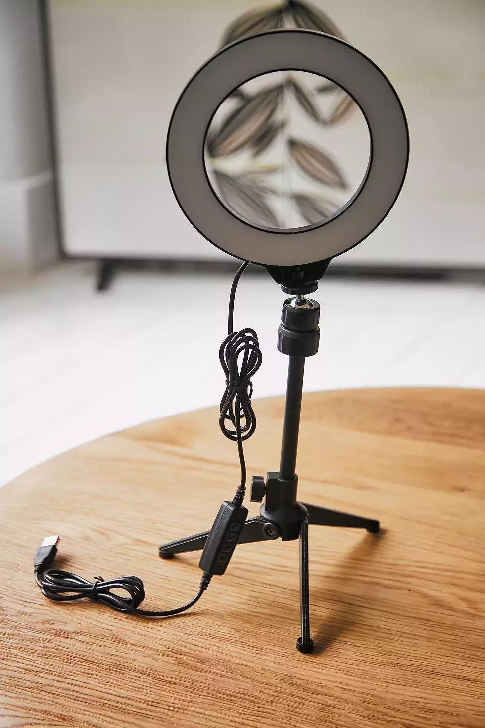 Black Youstar Led Ring Light & Tripod, , large image number 2