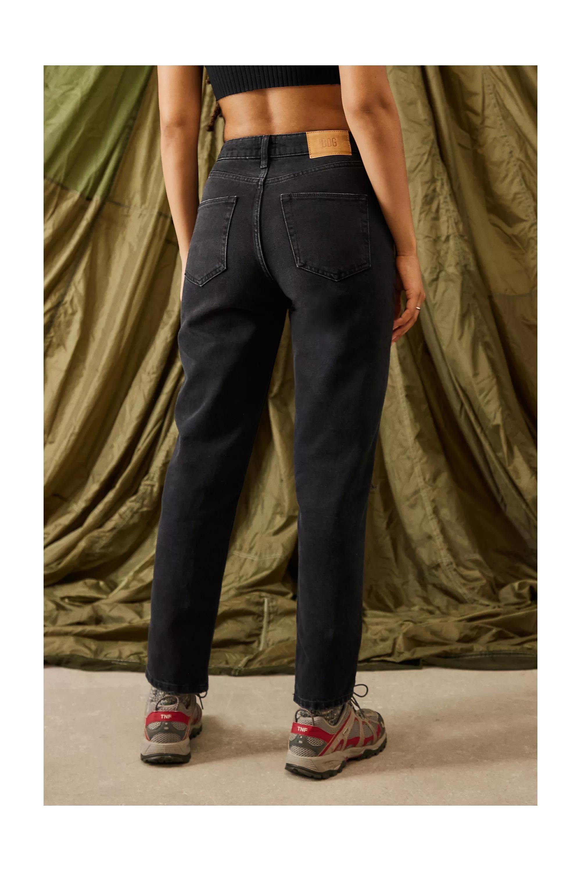 Urban Outfitters Black Bdg Recycled High-Waist Mom Jeans