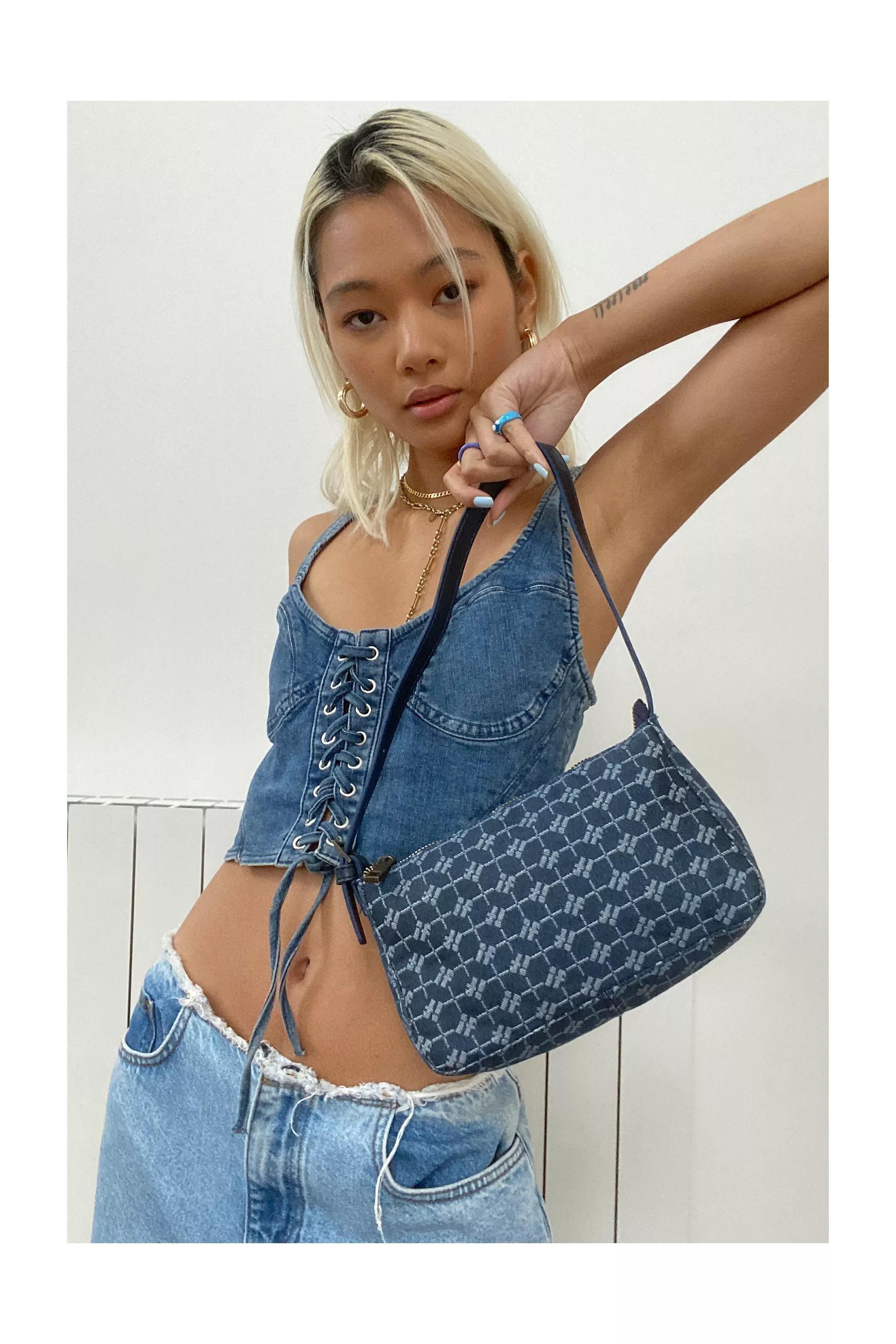 Navy iets frans... Monogram Shoulder Bag, Women, , large image number 0