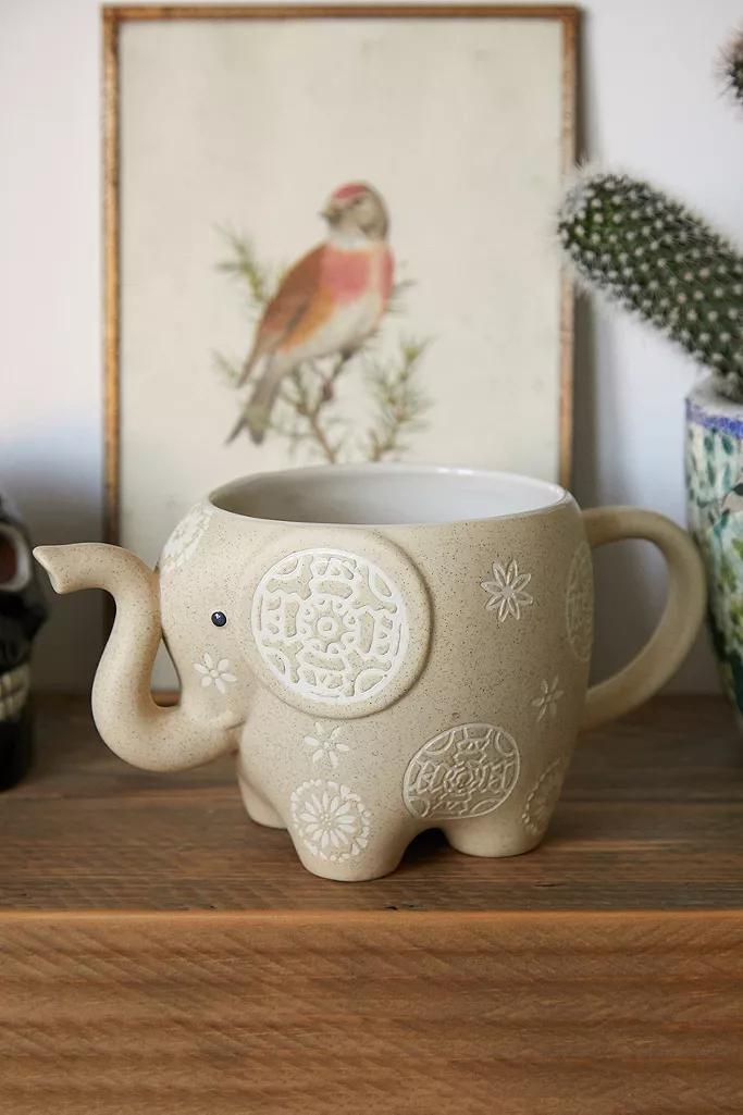 NATURAL Natural Elephant Mug, , large image number 0