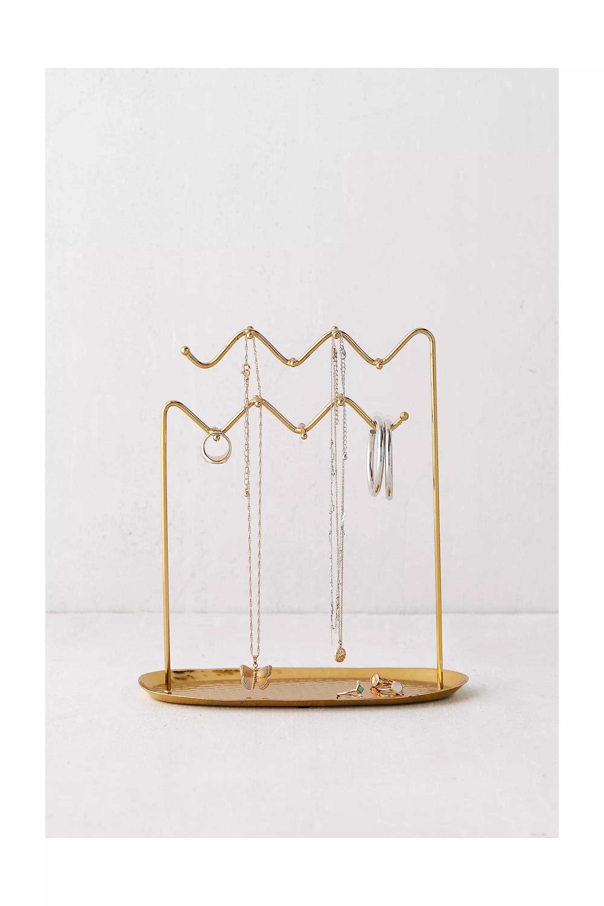 Gold Alula Jewellery Stand Holder, GOLD, large image number 0