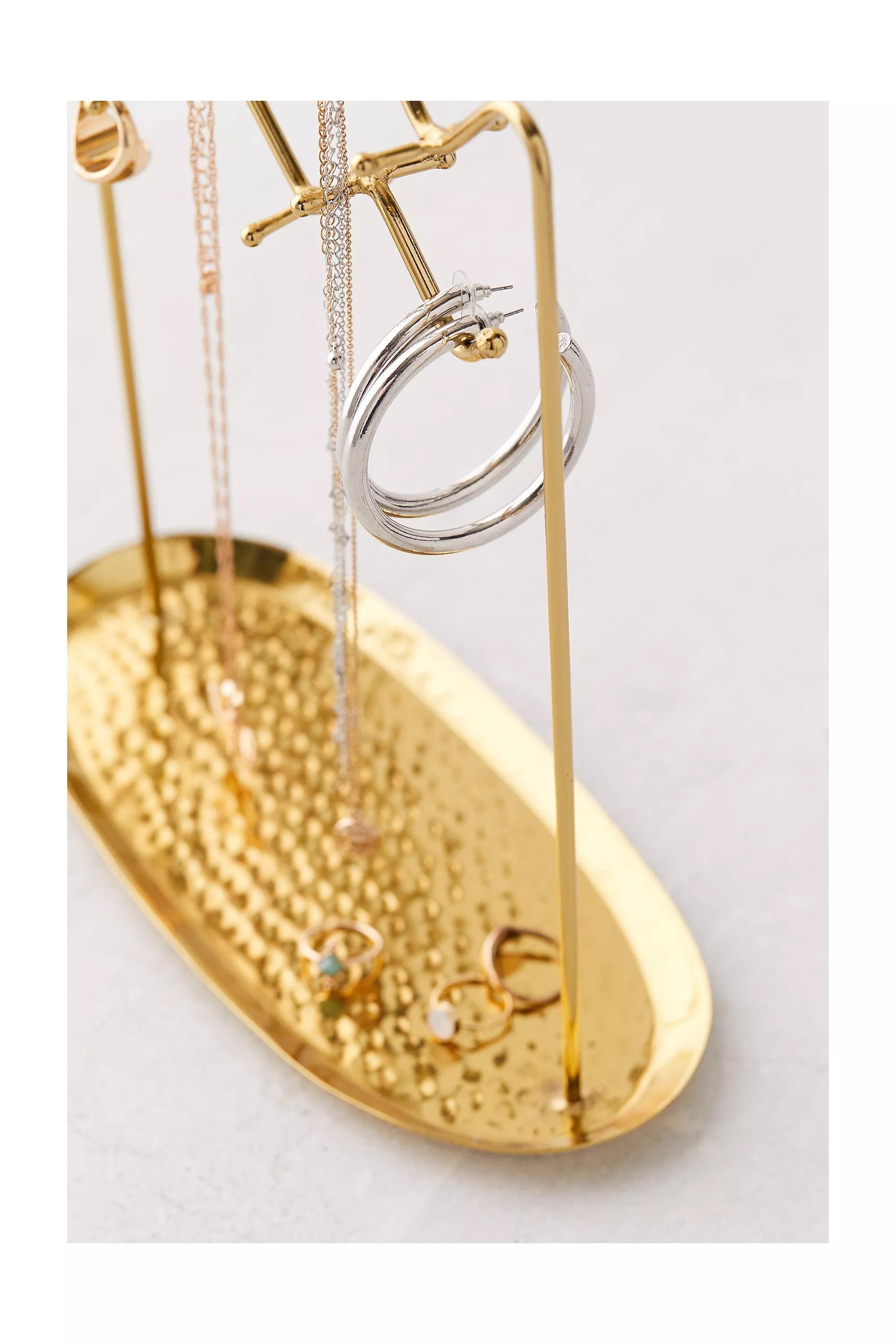 Gold Alula Jewellery Stand Holder, GOLD, large image number 3