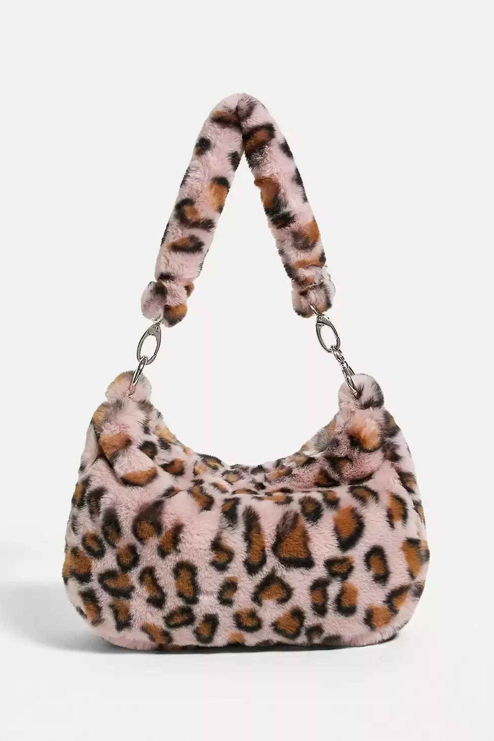 Pink UO Faux Fur Shoulder Bag, Women, , large image number 3