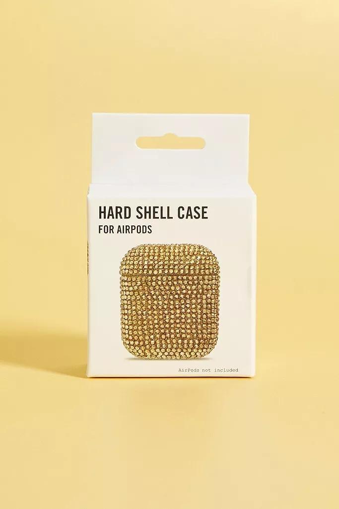 Gold-Tone Diamante Airpods Case, , large image number 2