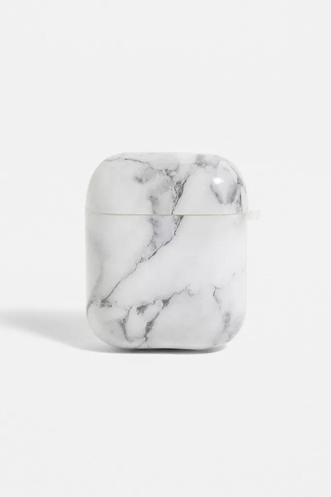 White Marble Airpods Case, , large image number 0