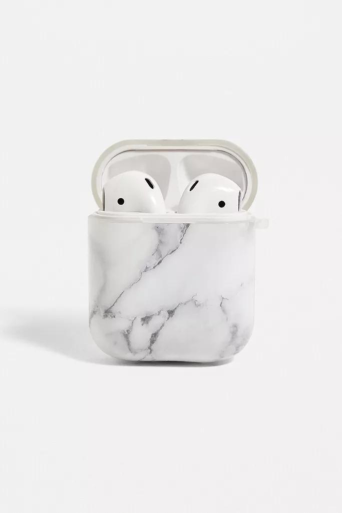 White Marble Airpods Case, , large image number 1