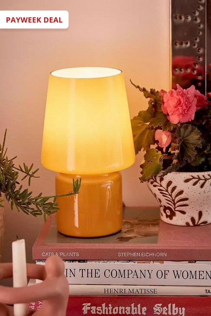 Urban Outfitters - GOLD Mini Glass Table Lamp