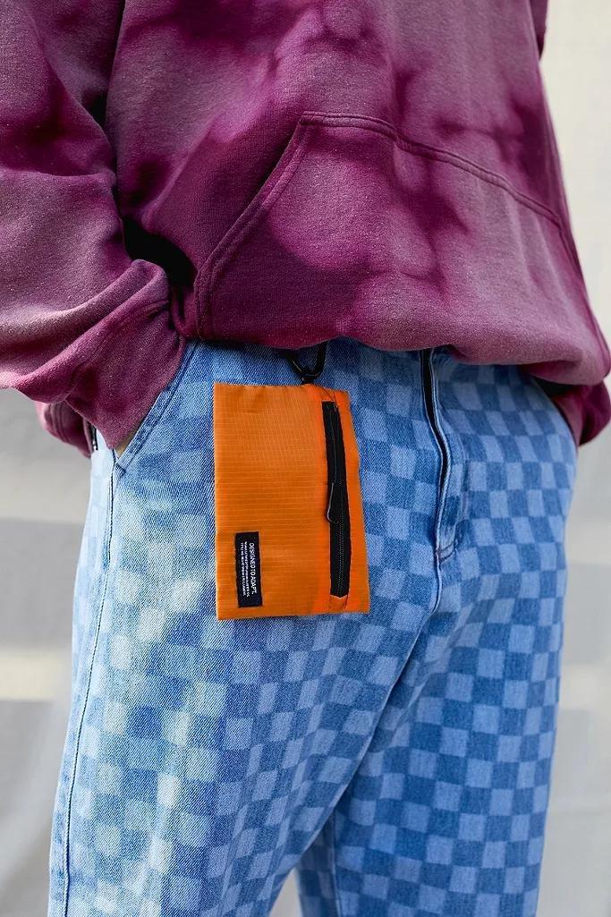 Orange UO Mesh Clip Pouch, Men, , large image number 0
