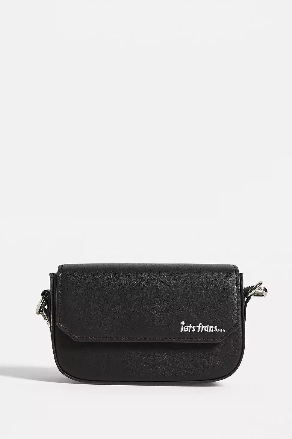 Black iets frans... Pu Crossbody Bag, Women, , large image number 3